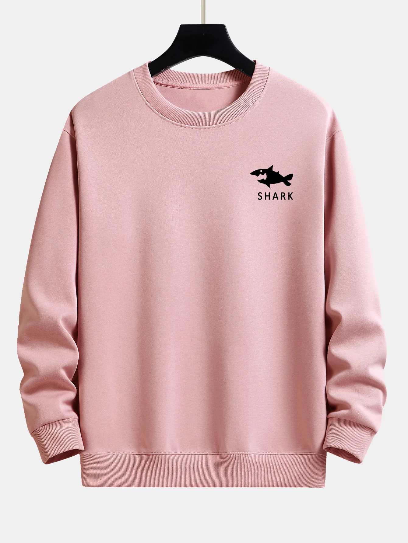 Hai-Motiv Sweatshirt mit lockerem Schnitt - Image 4