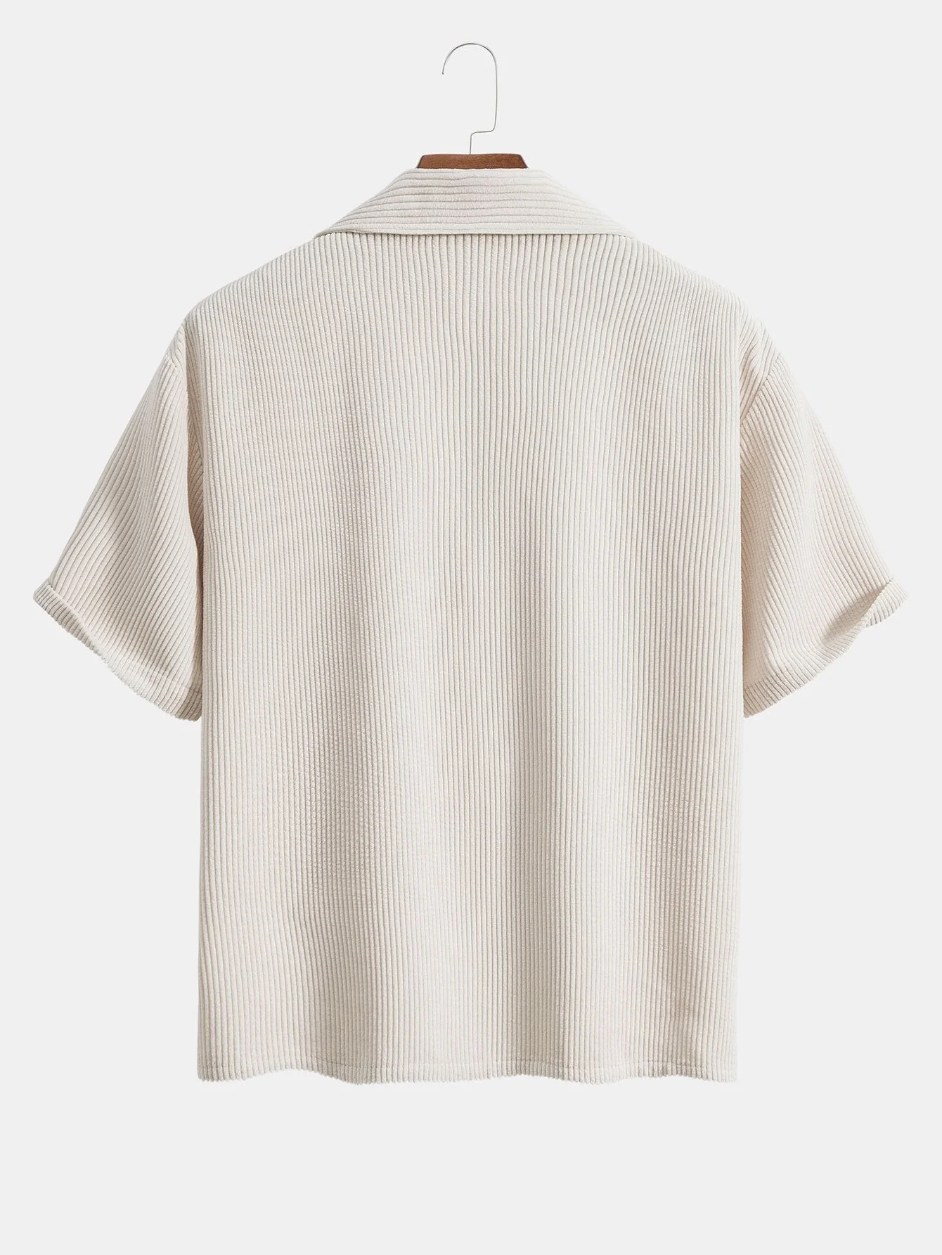 Kurzarm-Corduroy-Boxy-Hemd & Corduroy-Shorts - Image 7