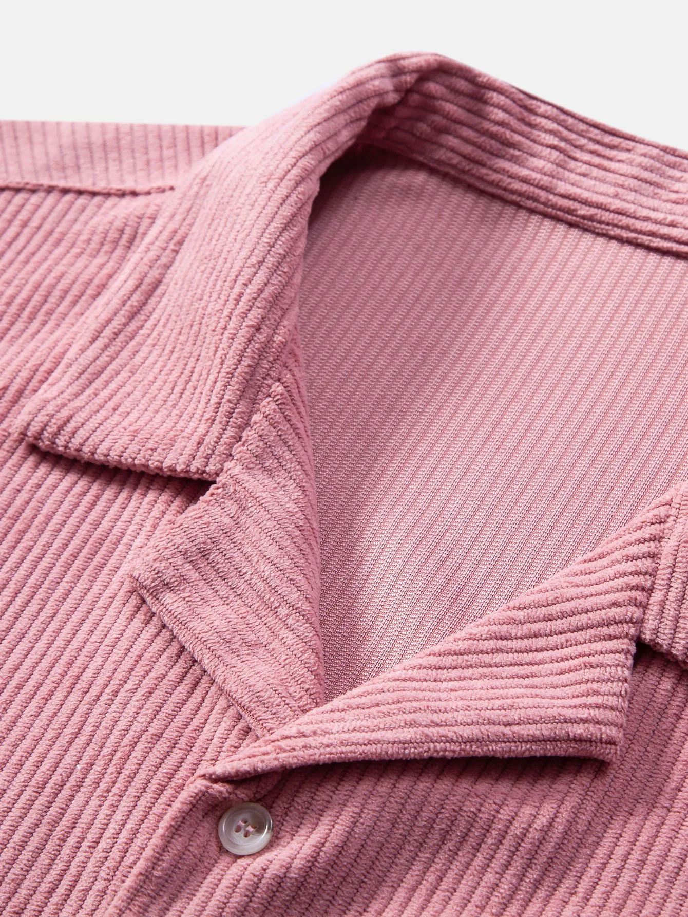 Kurzarm-Corduroy-Cuban-Shirt - Image 7