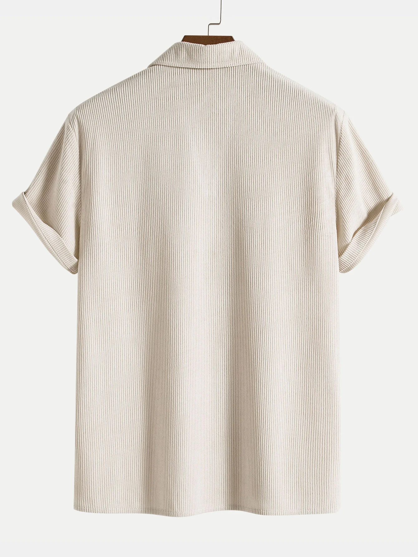 Kurzarm-Cord-Polohemd - Image 4