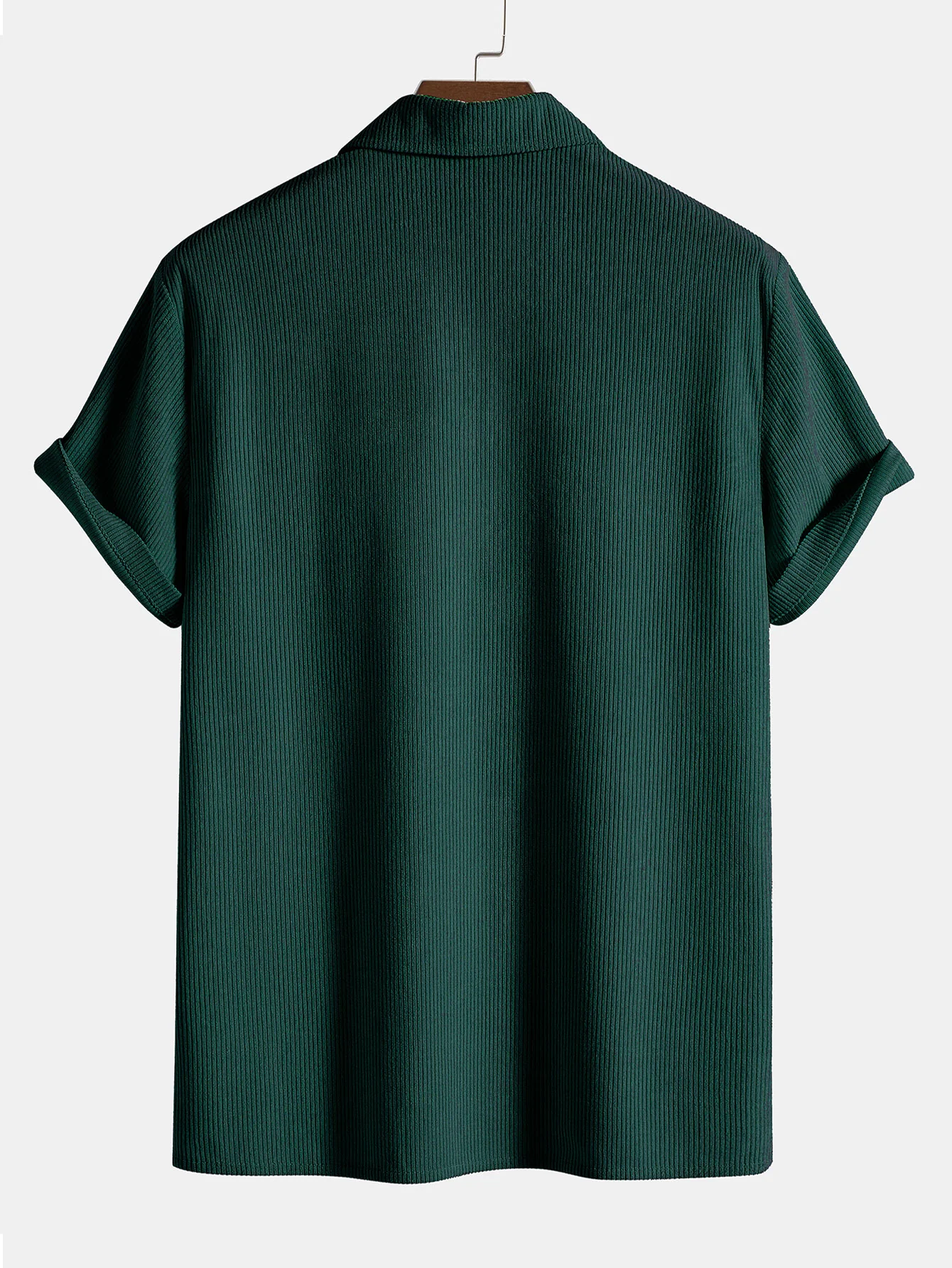 Kurzarm-Cord-Polohemd - Image 5