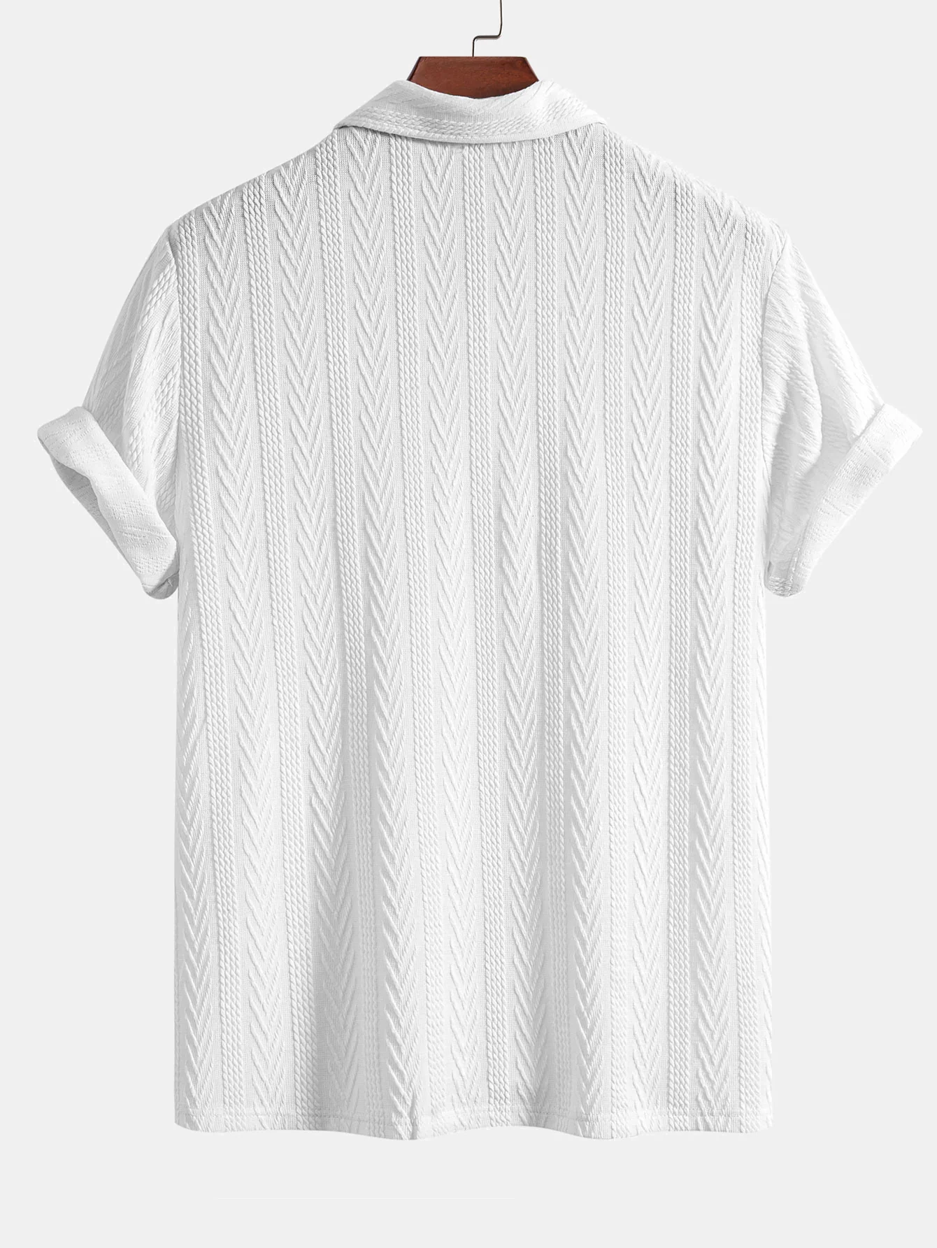 Kurzarm-Jacquard-Polo - Image 9