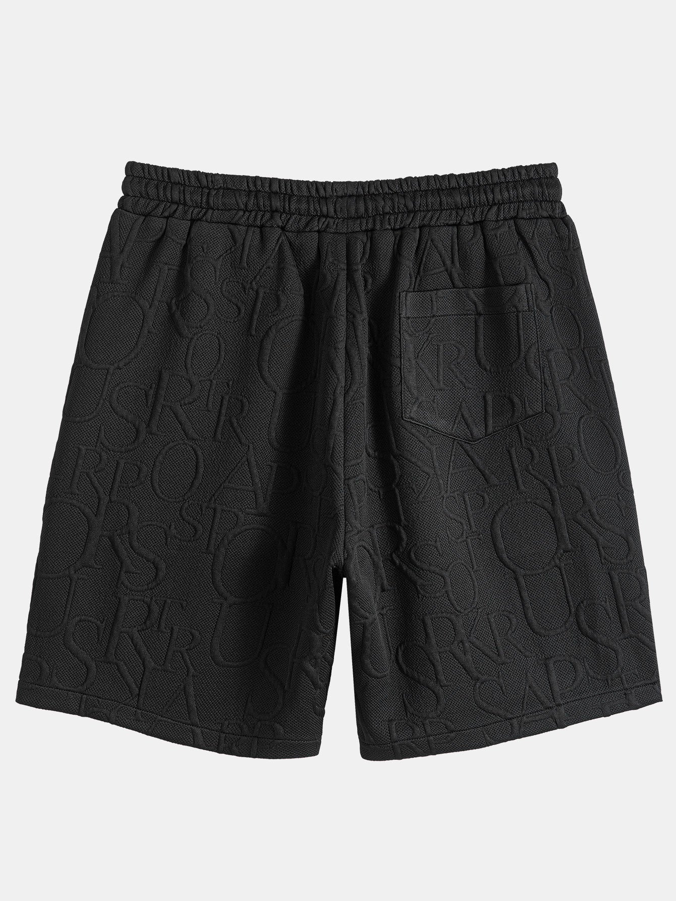Kurzarm Buchstaben Jacquard T-Shirt & Shorts - Image 11