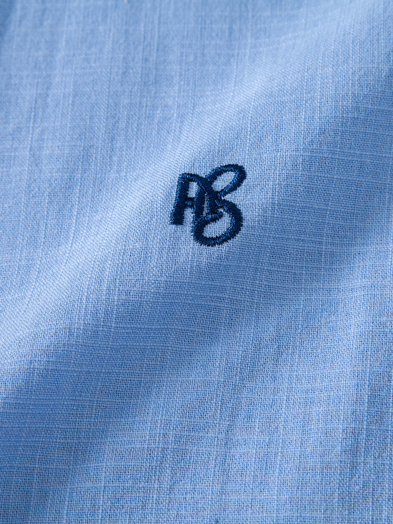 Short Sleeve Linen Look Button Up Shirt - Image 11