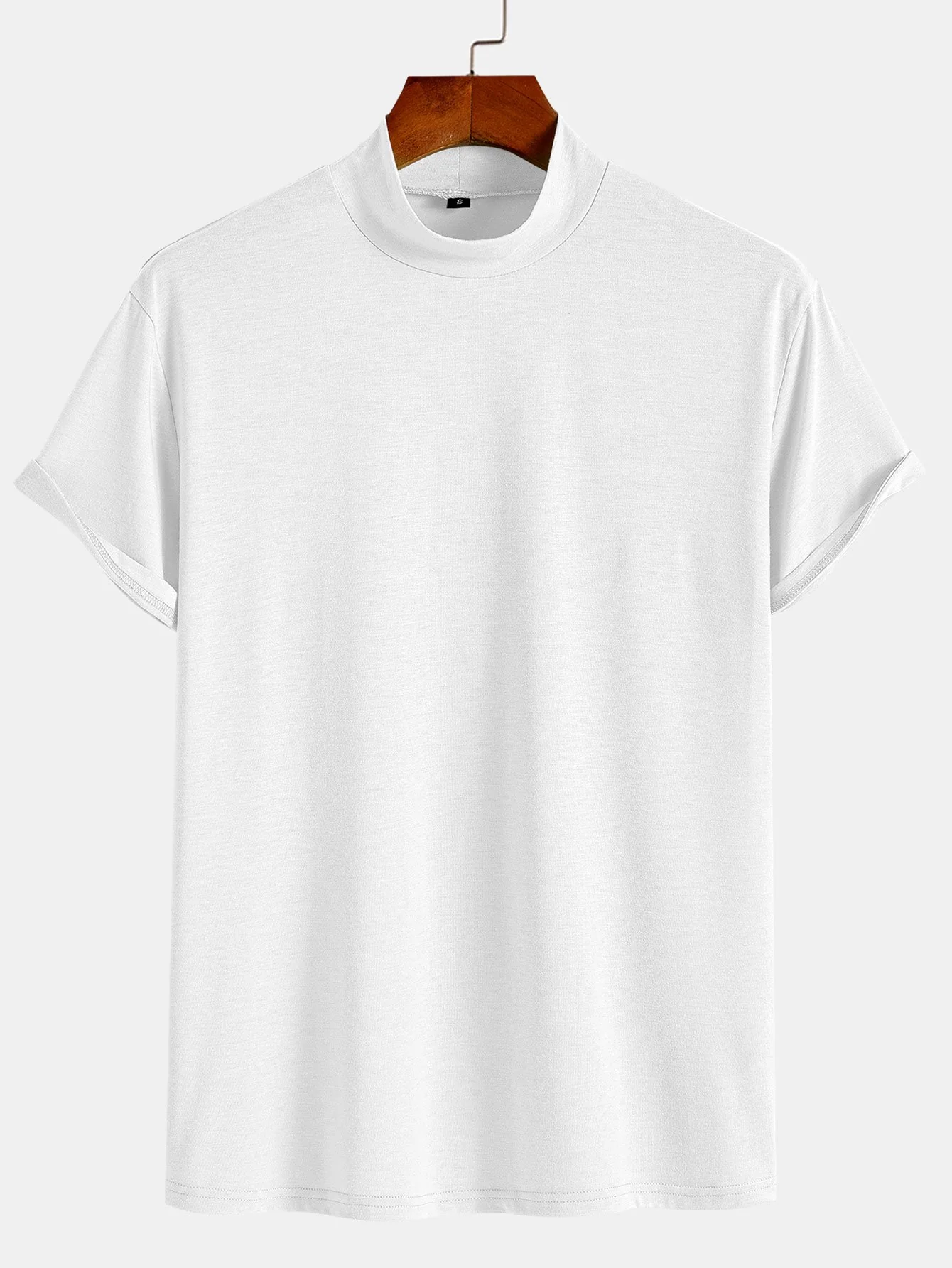 Kurzarm-Mockneck-T-Shirt - Image 3