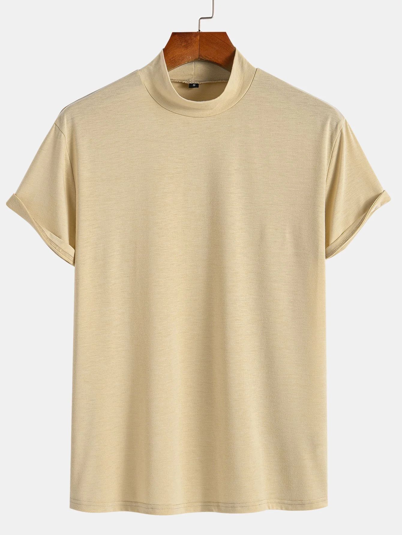 Kurzarm-Mockneck-T-Shirt - Image 4