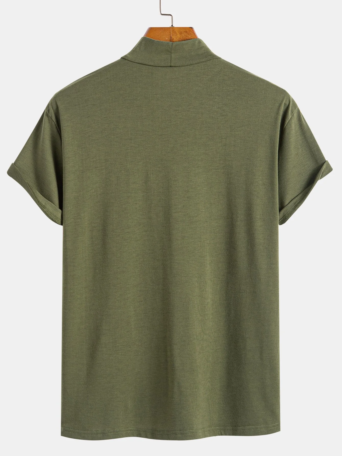 Kurzarm-Mockneck-T-Shirt - Image 9