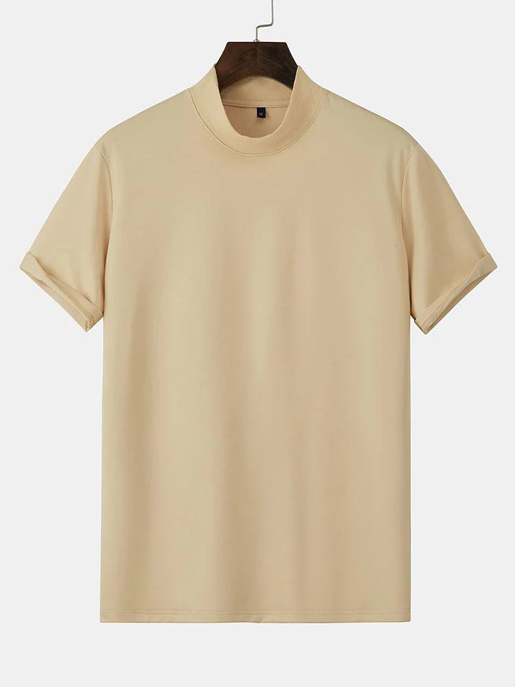 Kurzarm-Mockneck-T-Shirt - Image 3