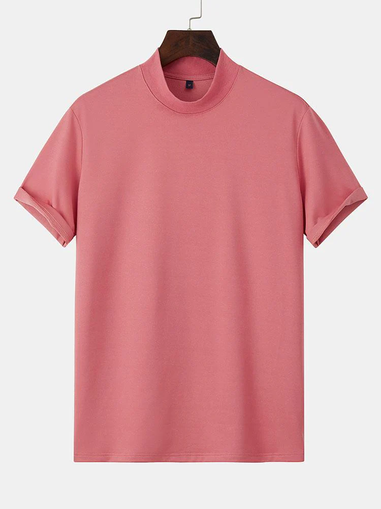 Kurzarm-Mockneck-T-Shirt - Image 5