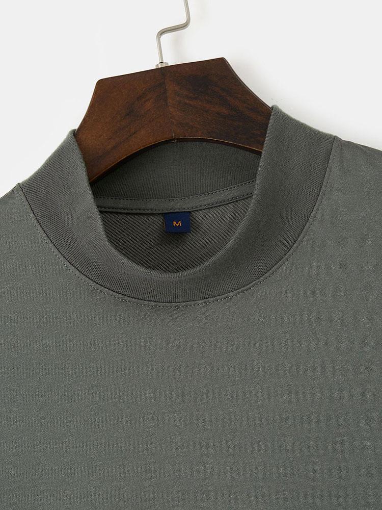 Kurzarm-Mockneck-T-Shirt - Image 6