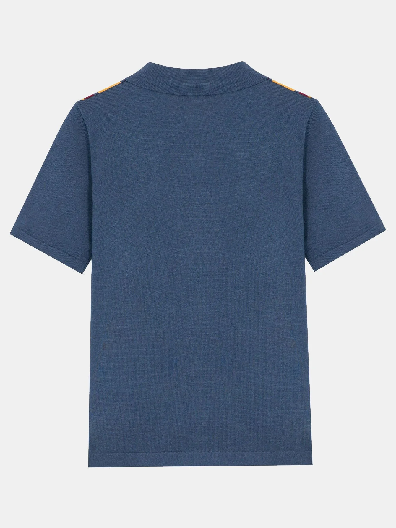 Kurzarm Mehrfarbiger Knopf-Oben Pullover Polo - Image 4