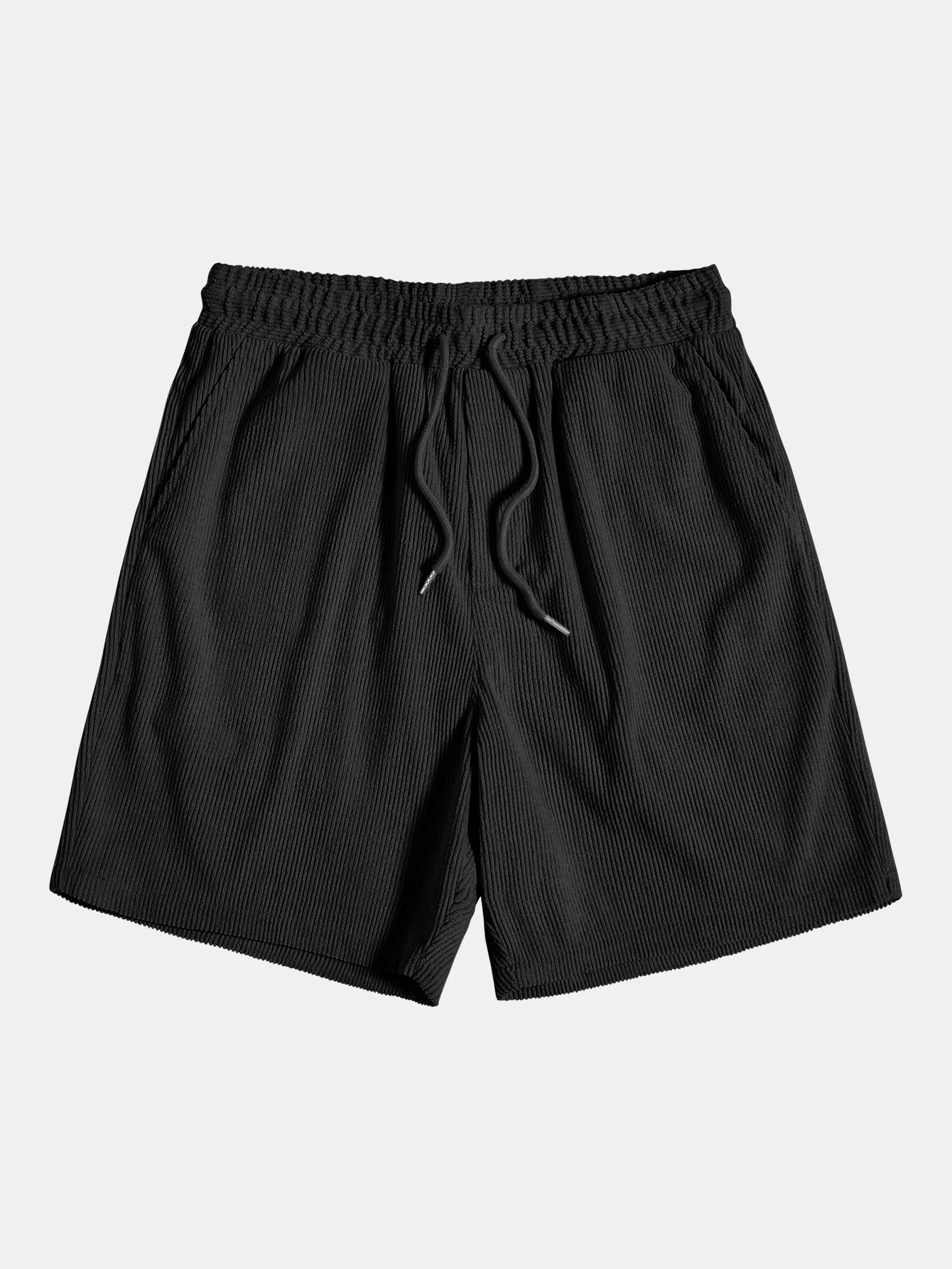 Kurzarm-Zweifarbige Cordhemd & Cordshorts - Image 6