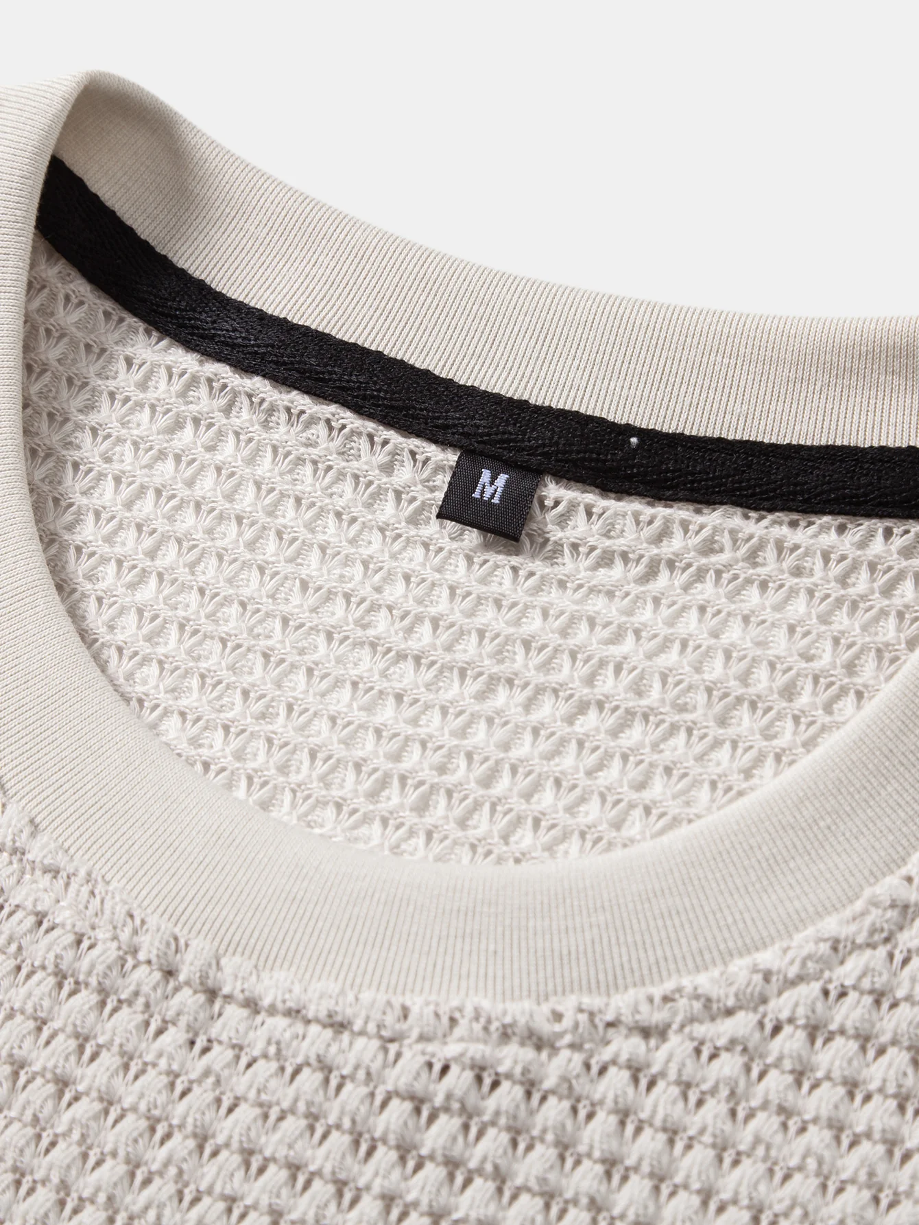 Short Sleeve Waffle Ribbed Hem T-Shirt - Image 17