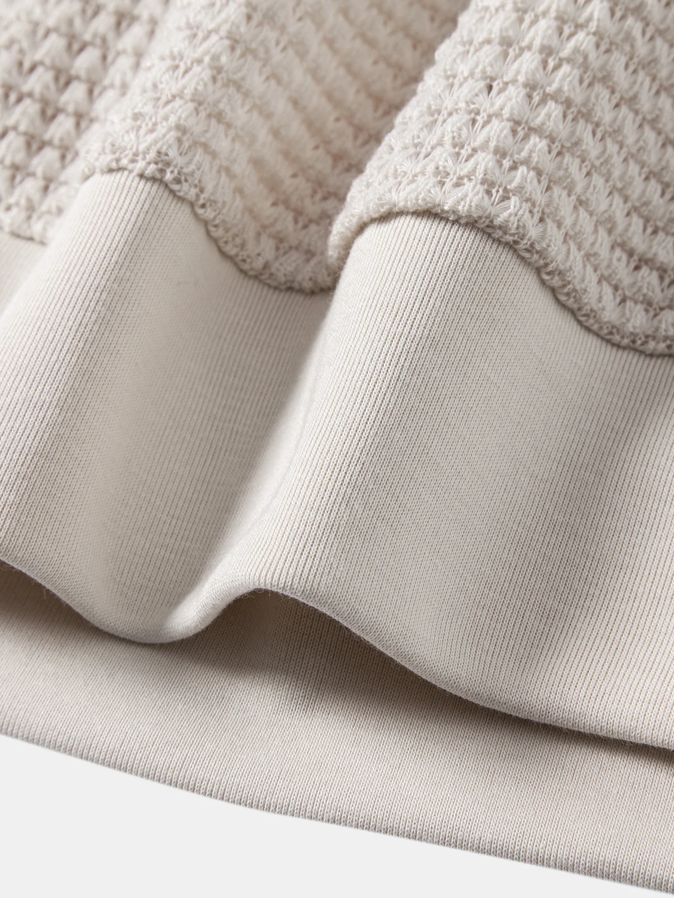 Short Sleeve Waffle Ribbed Hem T-Shirt - Image 20