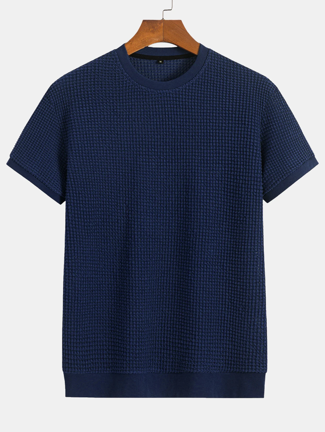 T-Shirt mit kurzem Arm und Waffelrippensaum - Image 13