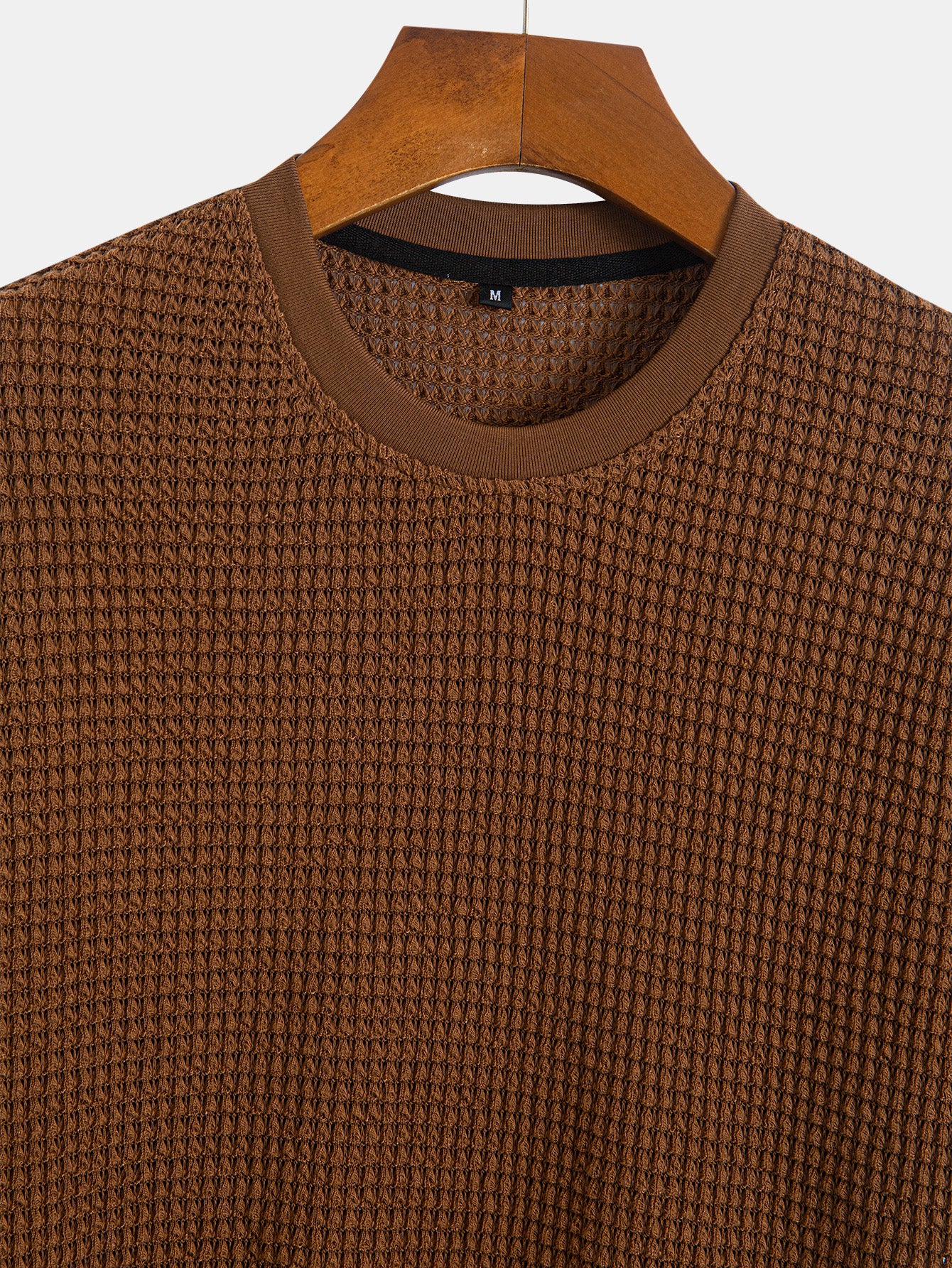 T-Shirt mit kurzem Arm und Waffelrippensaum - Image 17