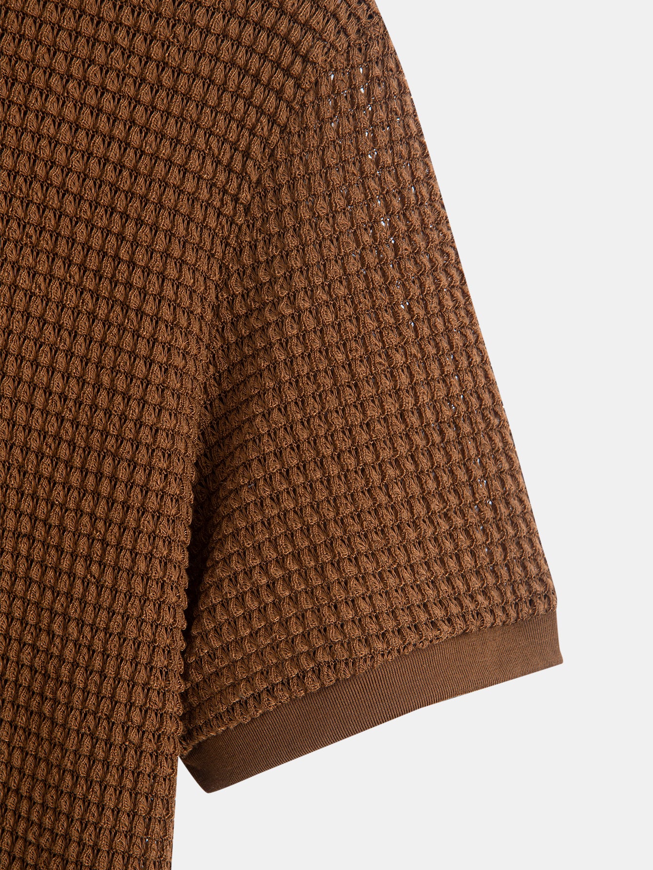 T-Shirt mit kurzem Arm und Waffelrippensaum - Image 18