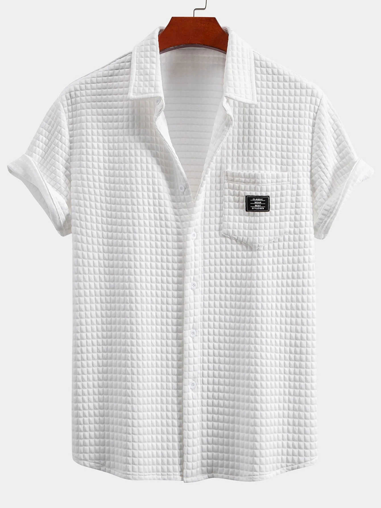 Kurzarm-Waffelshirt & Waffel-Drawstring-Shorts - Image 10
