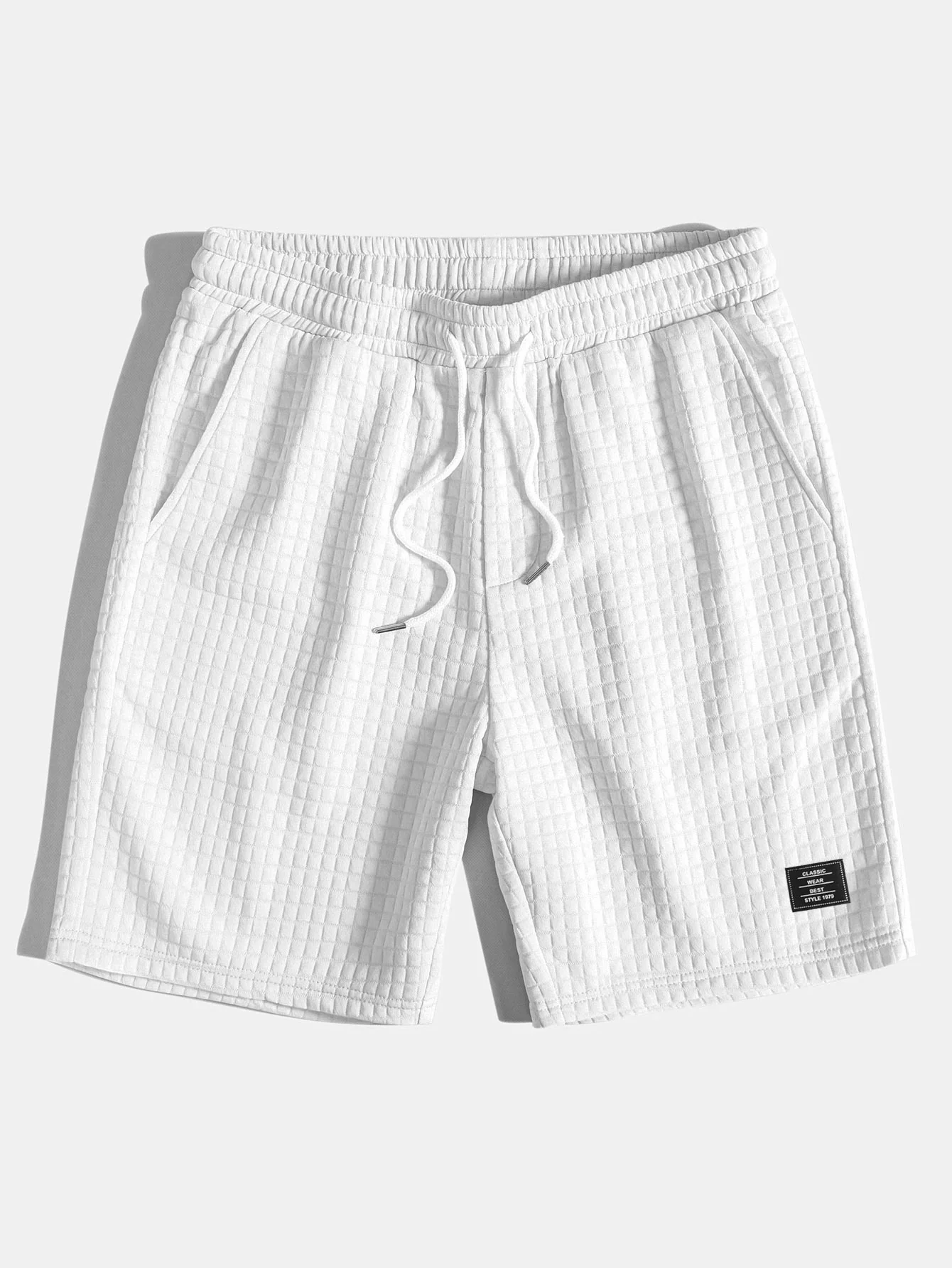 Kurzarm-Waffelshirt & Waffel-Drawstring-Shorts - Image 13