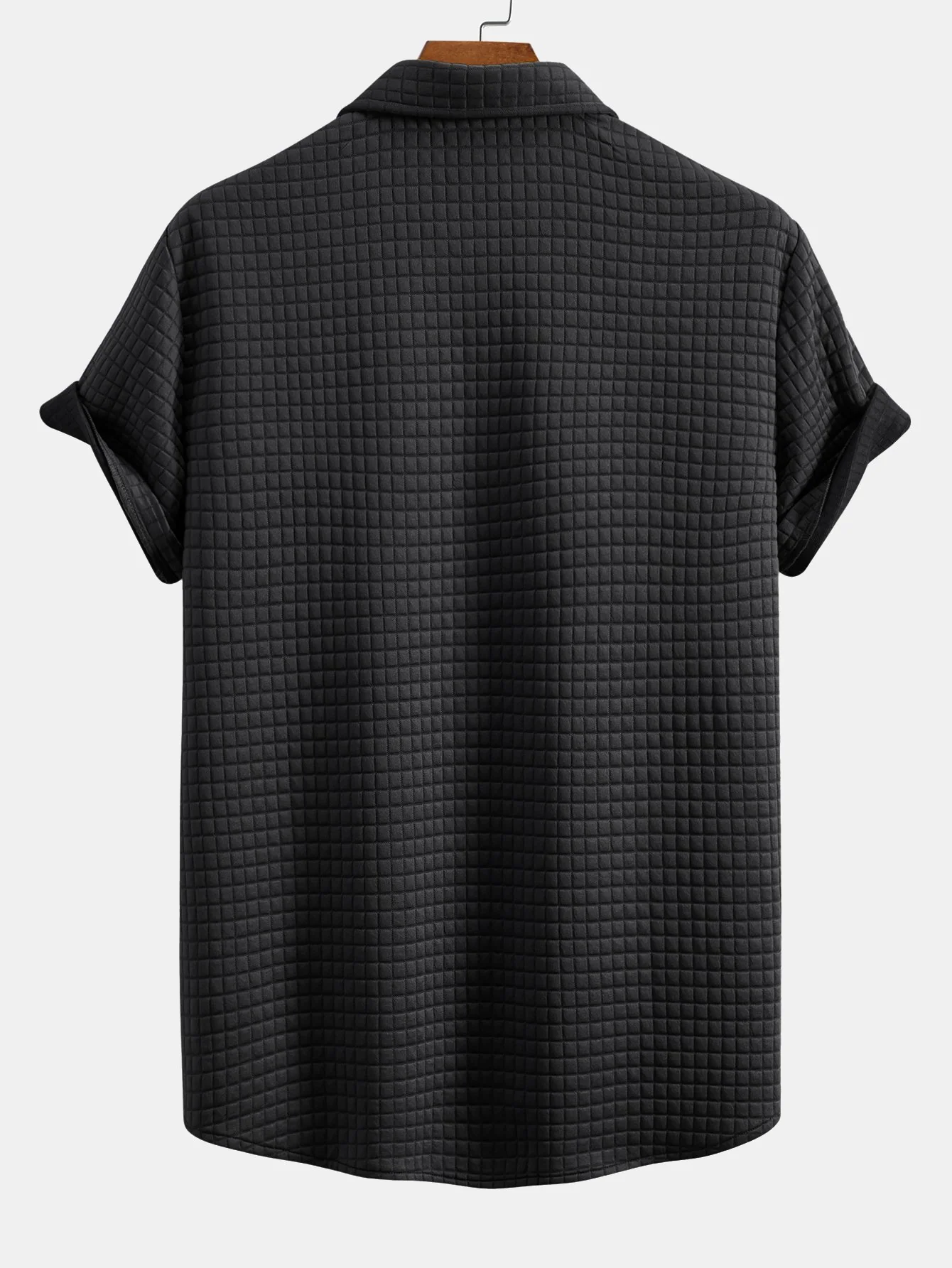 Kurzarm-Waffelshirt & Waffel-Drawstring-Shorts - Image 7