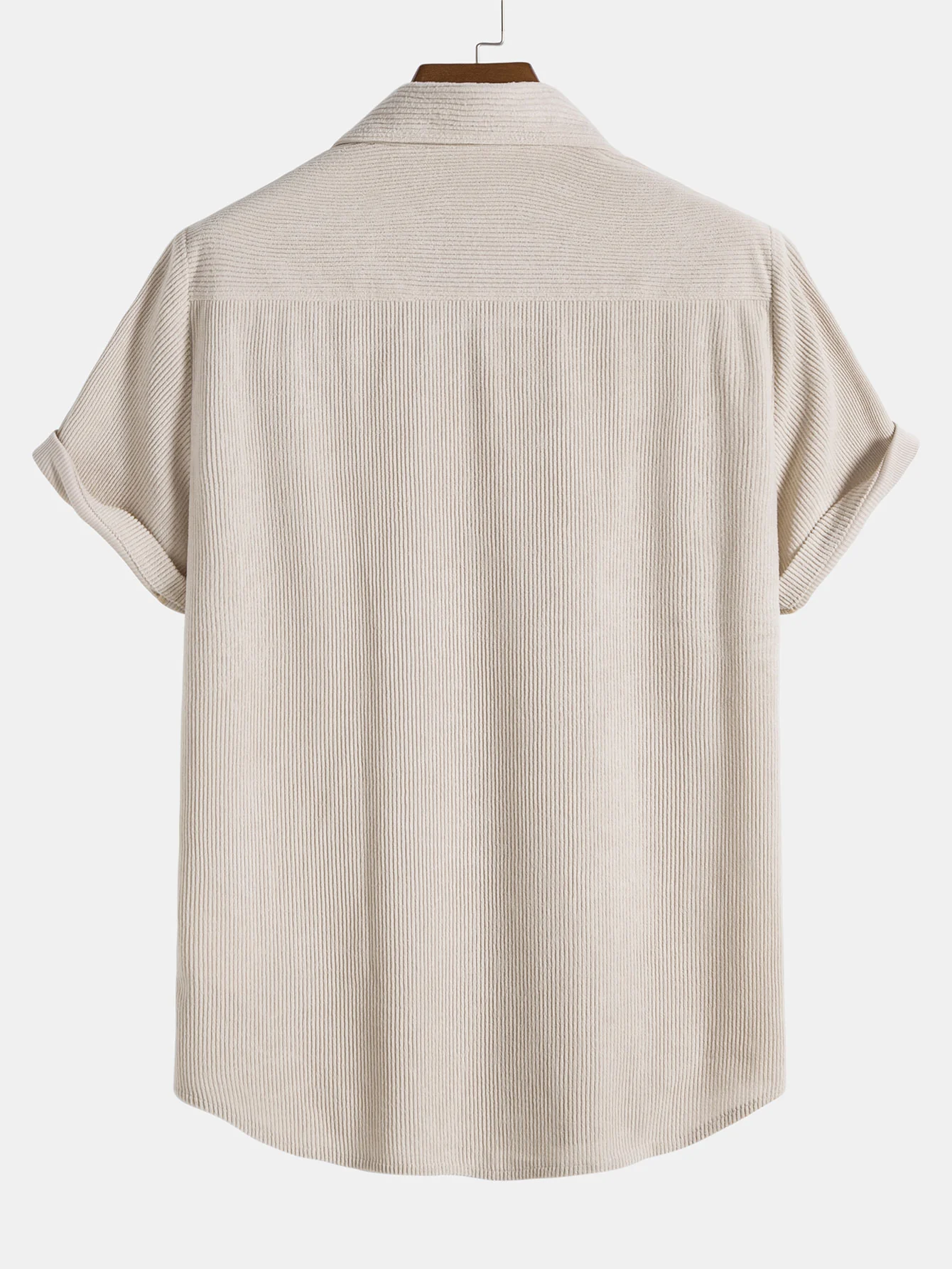 Kurzärmliges Cordhemd mit Knöpfen & Shorts - Image 8