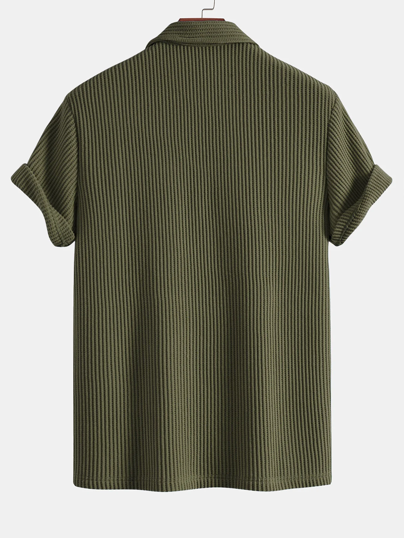 3 Stück Kurzarm Waffel Poloshirts - Image 5