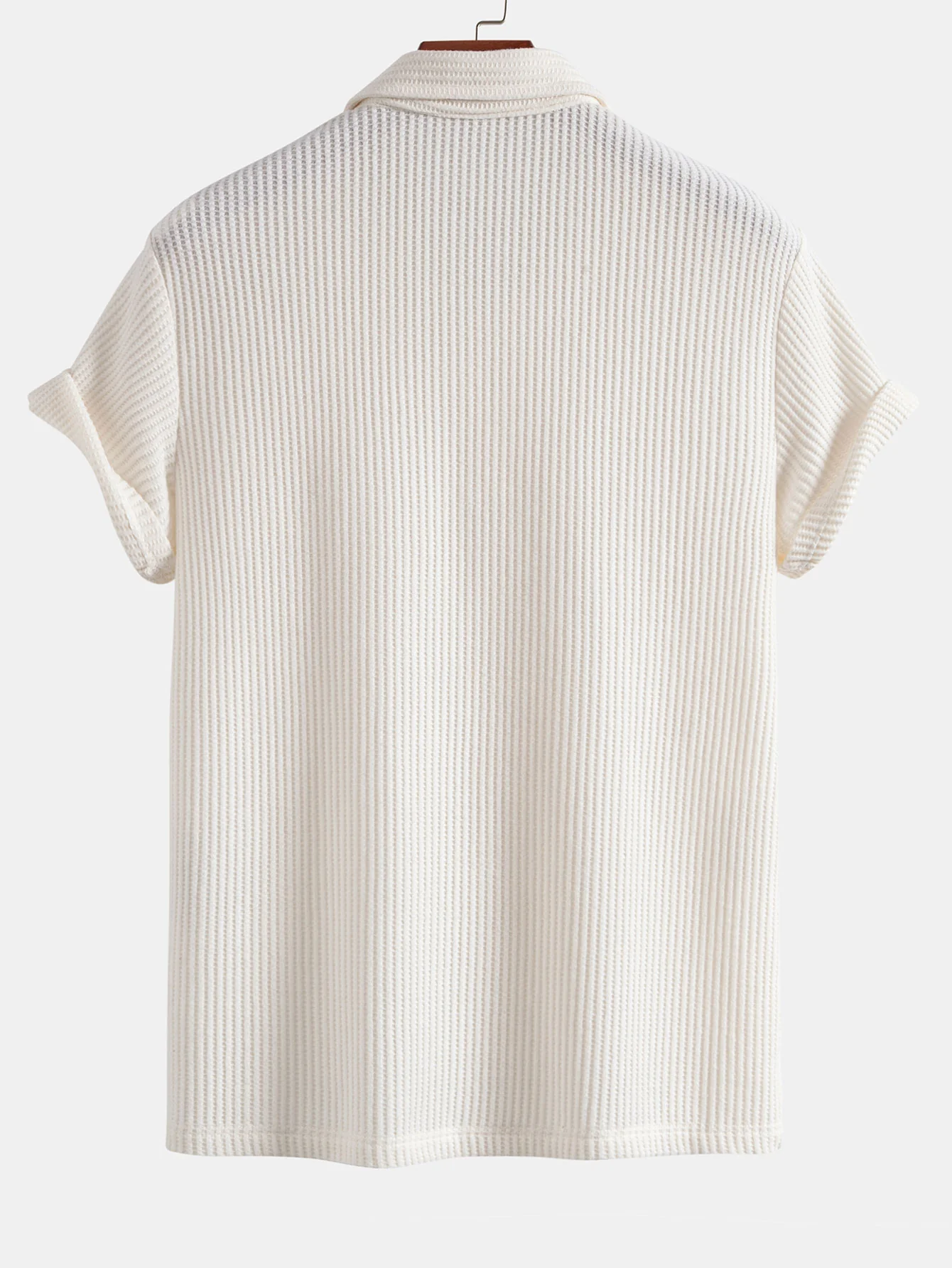 3 Stück Kurzarm Waffel Poloshirts - Image 7