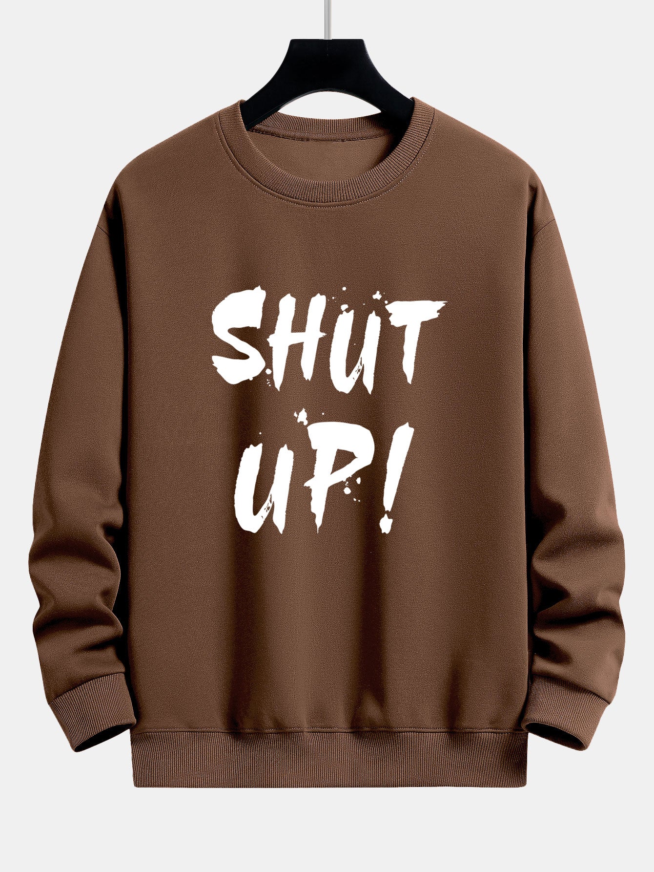 Shut Up Print Relax Fit Sweatshirt - Image 3