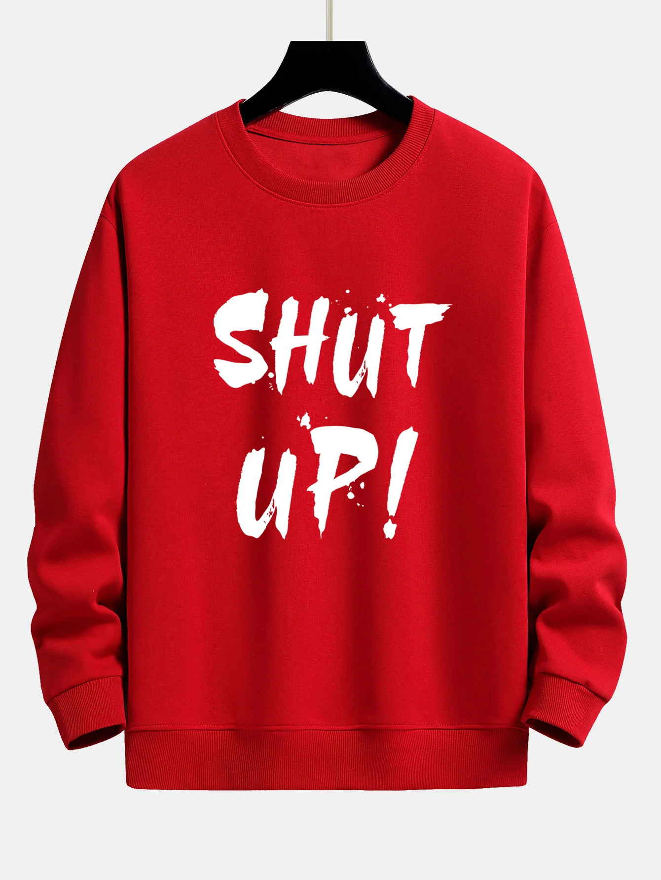 Shut Up Print Relax Fit Sweatshirt - Image 4