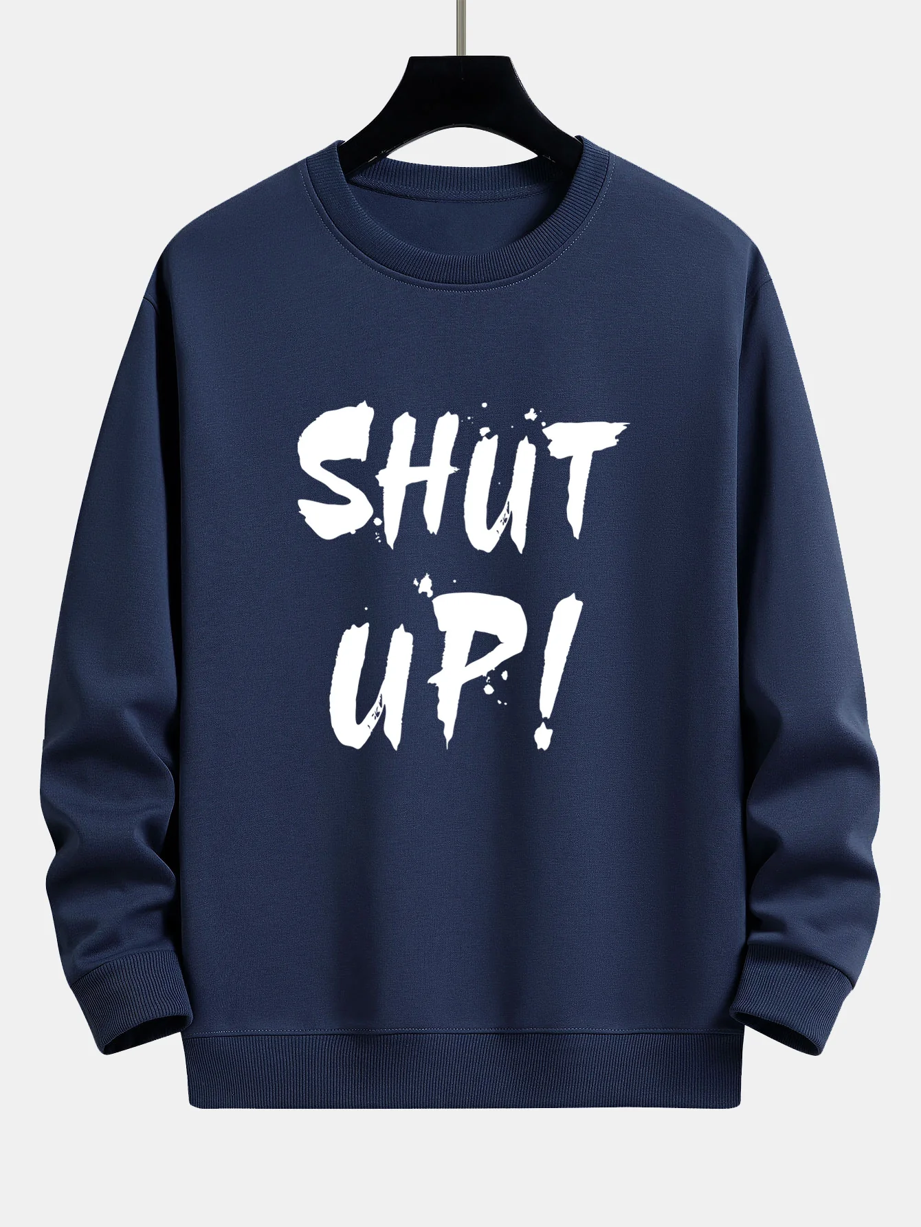 Shut Up Print Relax Fit Sweatshirt - Image 6