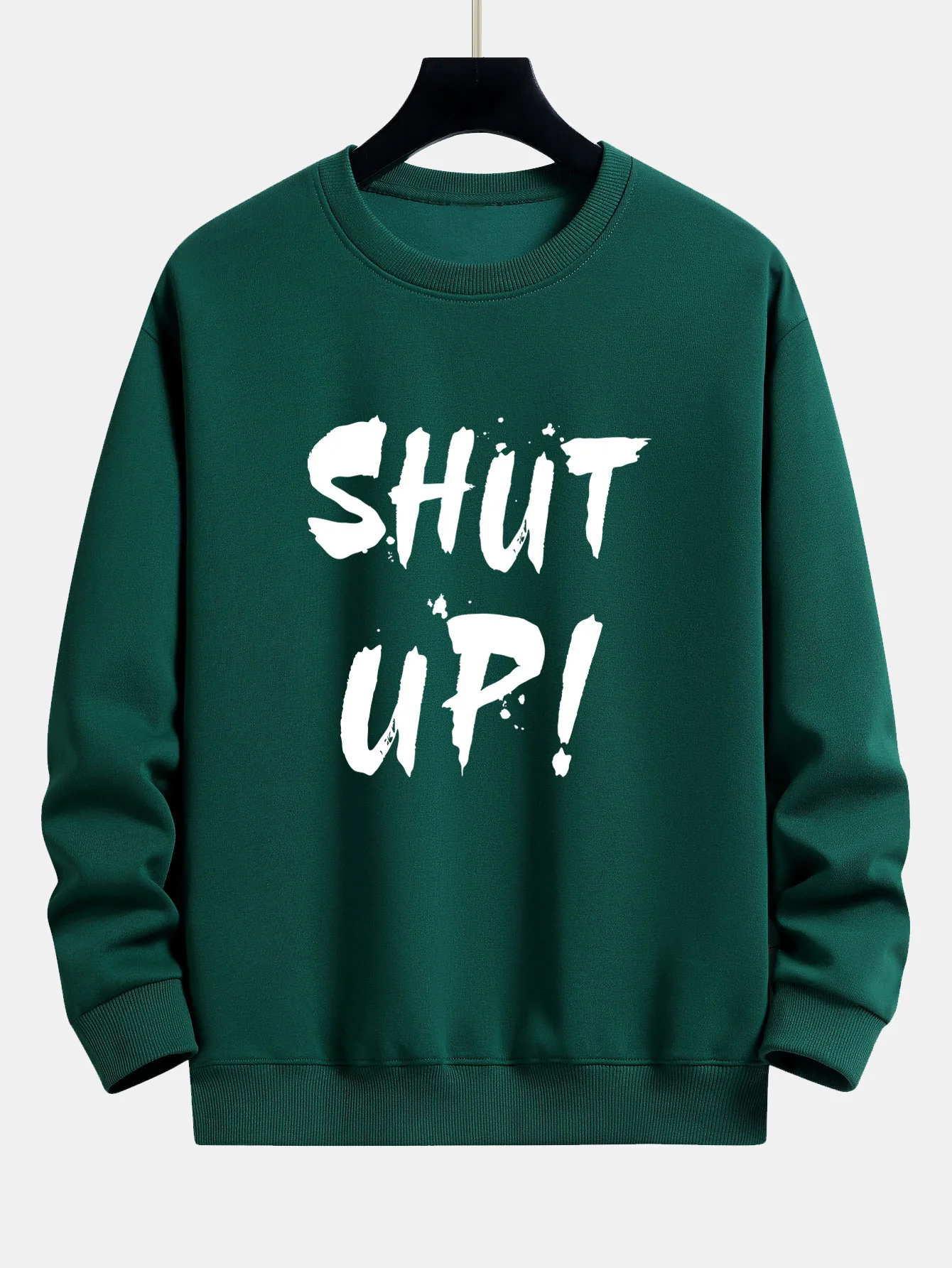 Shut Up Print Relax Fit Sweatshirt - Image 7