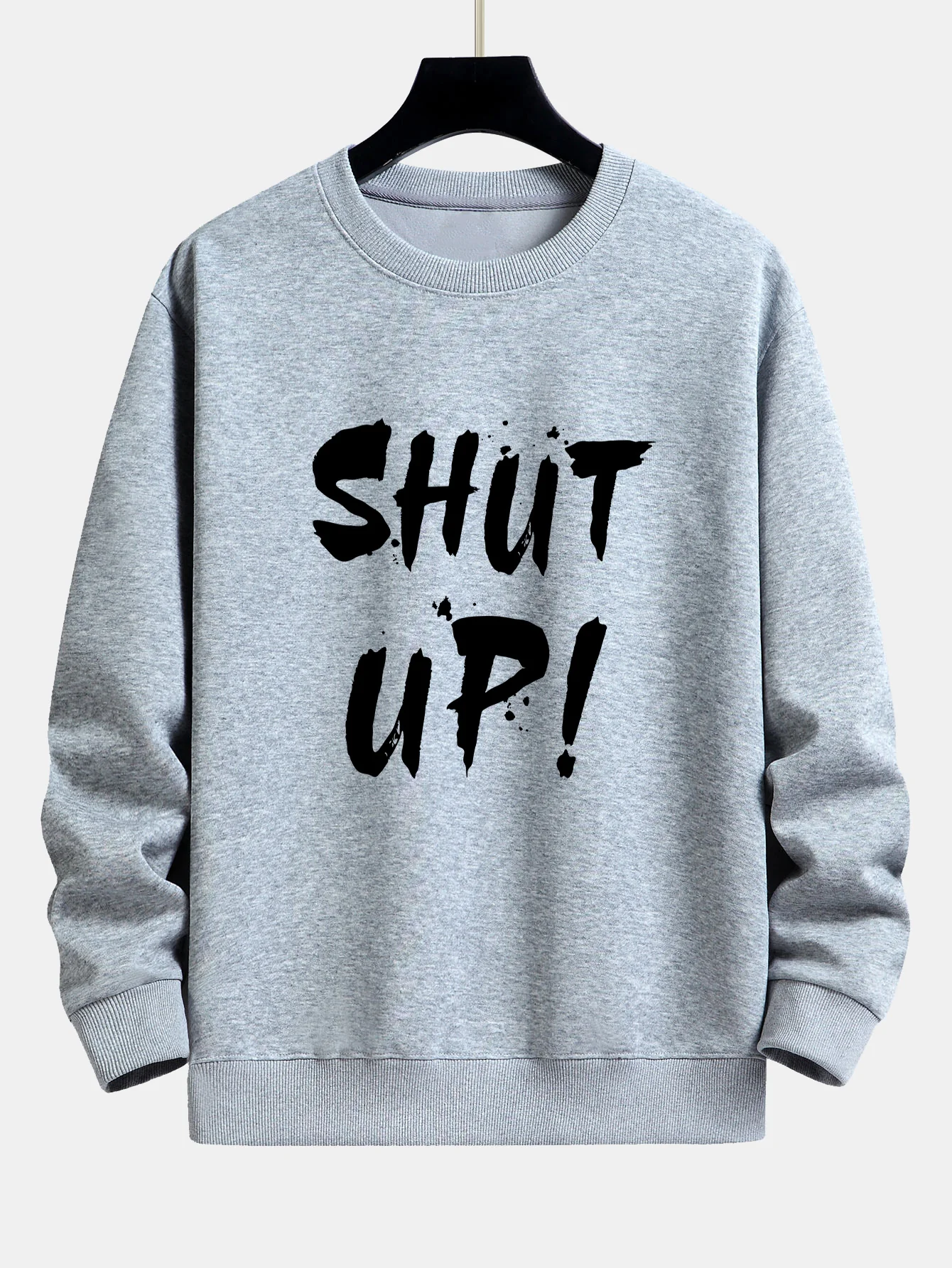 Shut Up Print Relax Fit Sweatshirt - Image 8