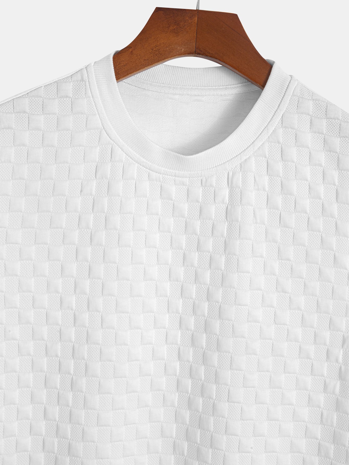 Ärmelloses Schachbrett-T-Shirt - Image 7