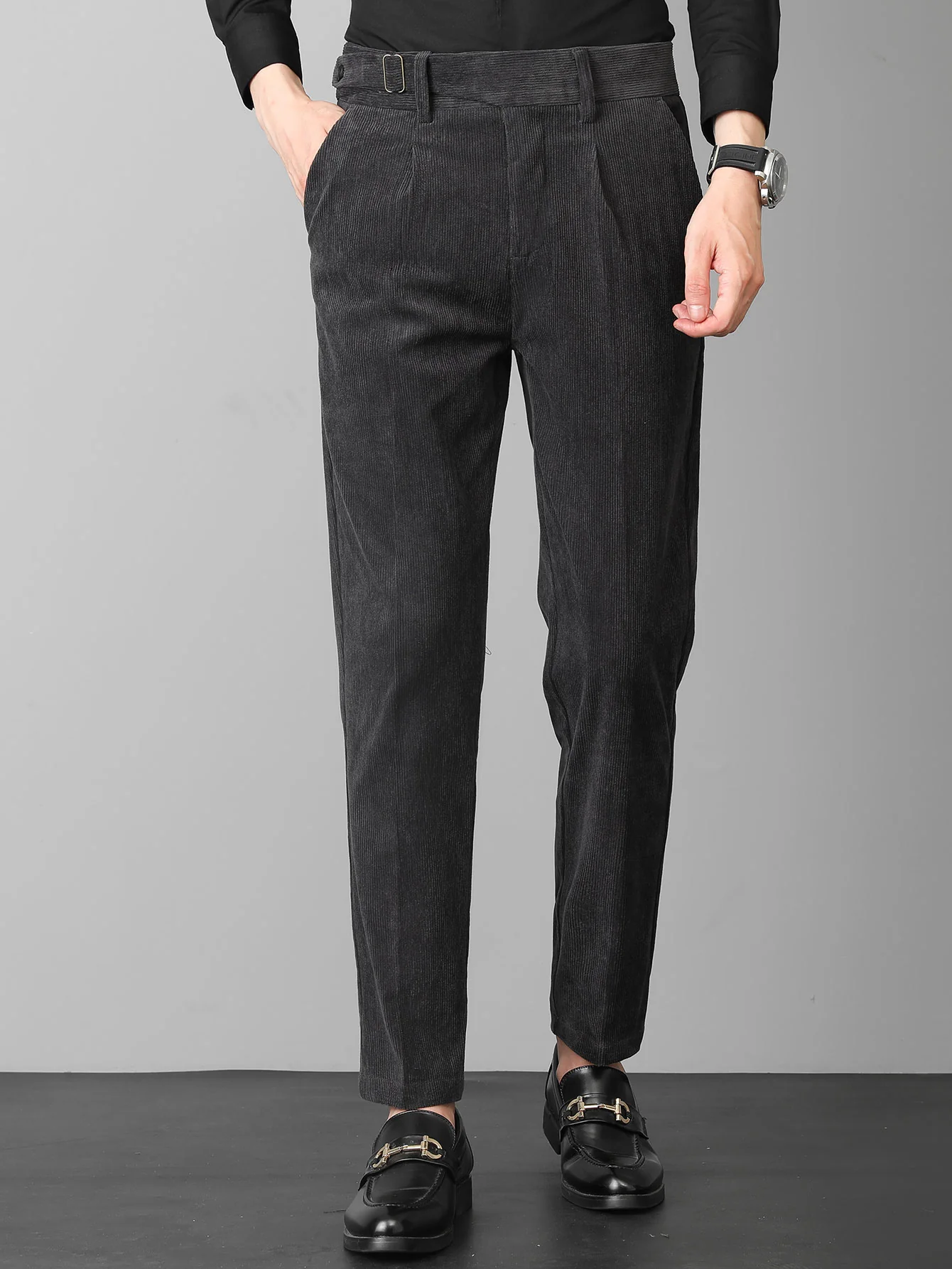 Schlanke Passform Cordhosen Naples - Image 6