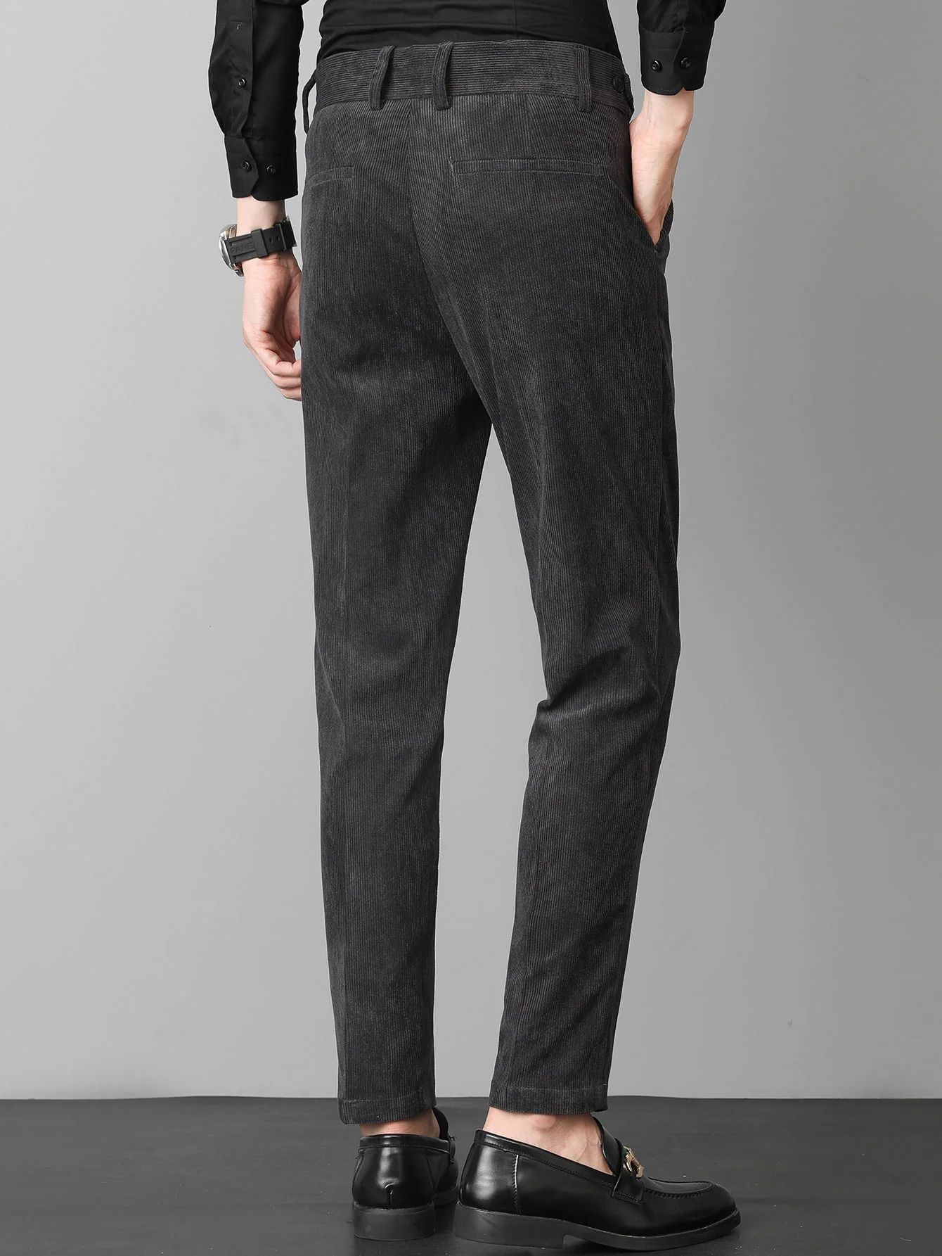 Schlanke Passform Cordhosen Naples - Image 8
