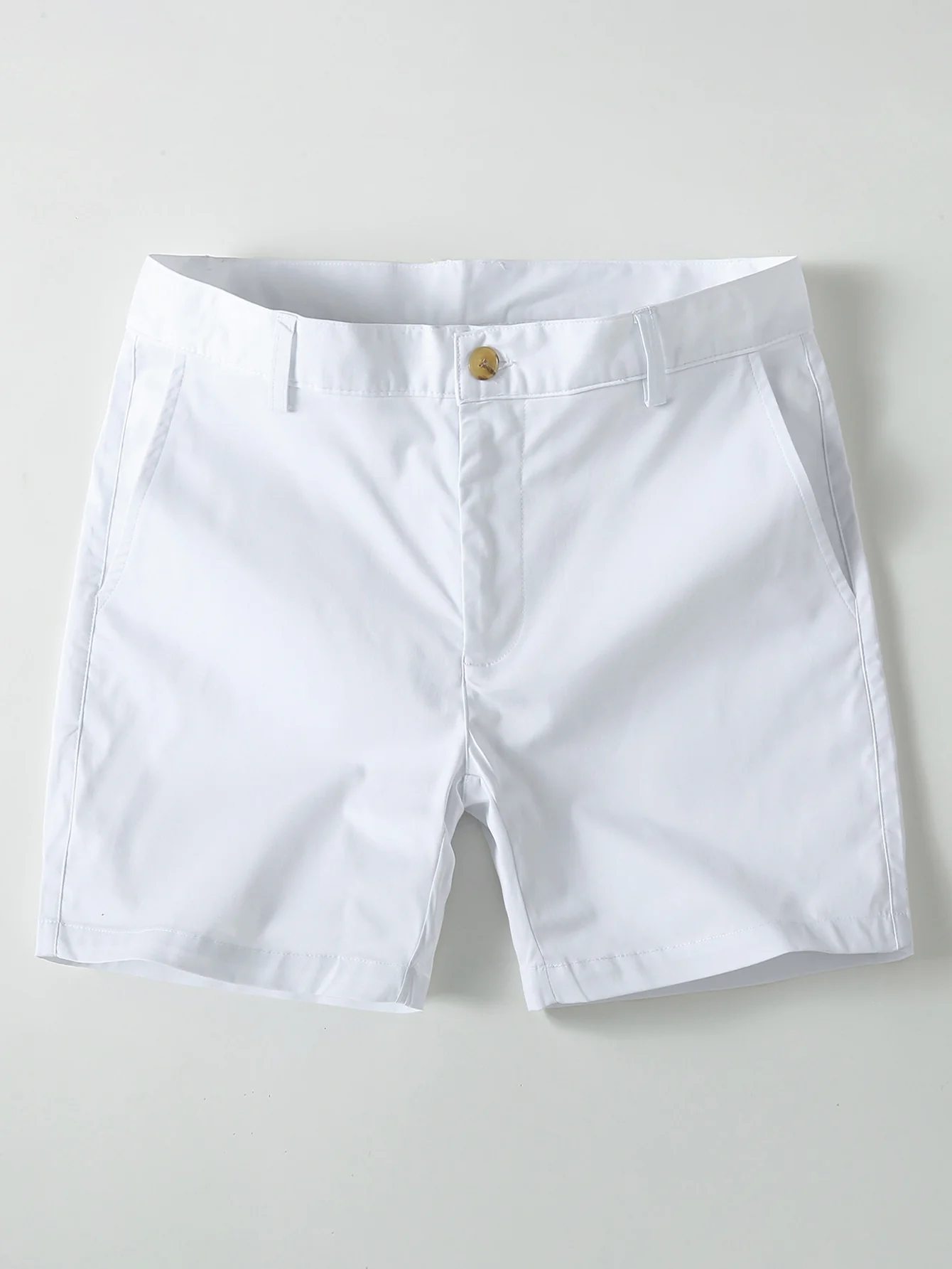 Slim Fit Cotton Chino 5" Shorts - Image 4