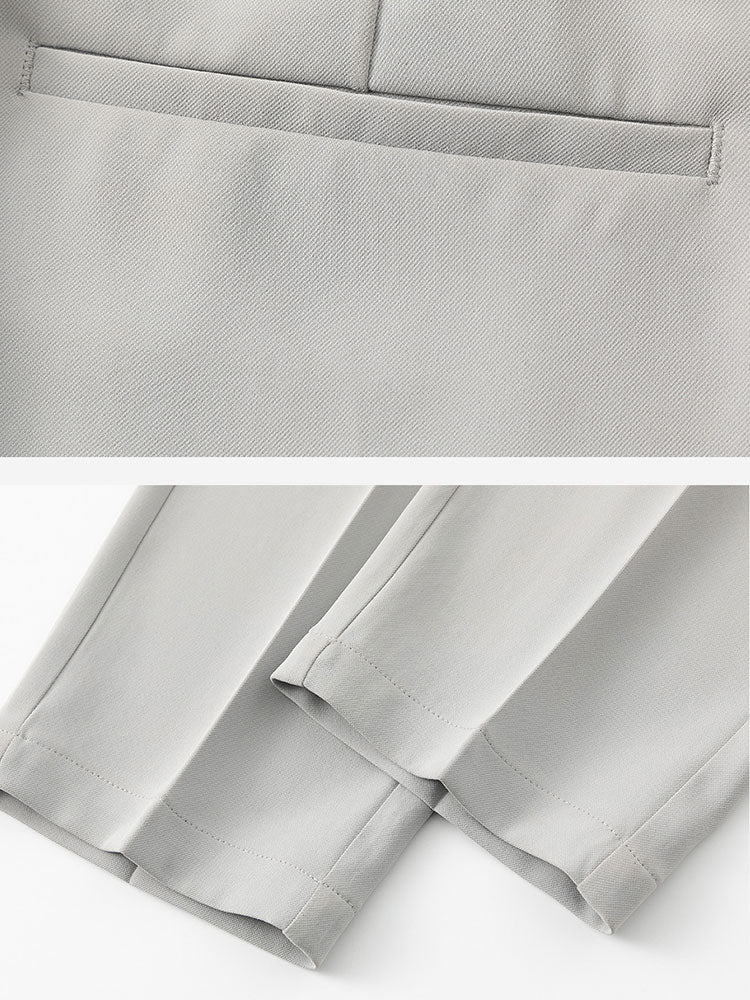 Slim Fit Cropped Tapered Hose - Image 10