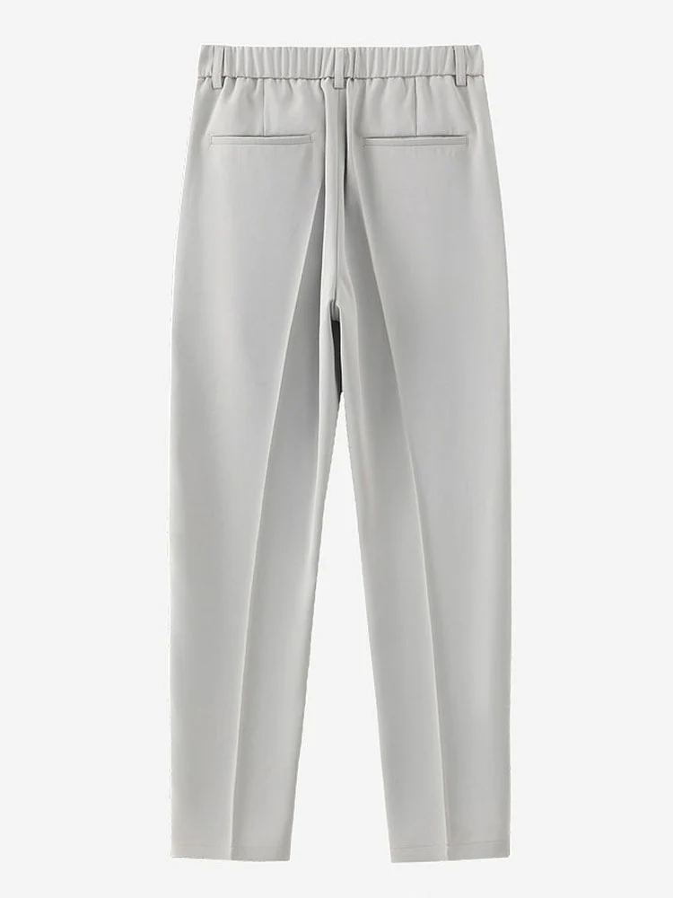 Slim Fit Cropped Tapered Hose - Image 6