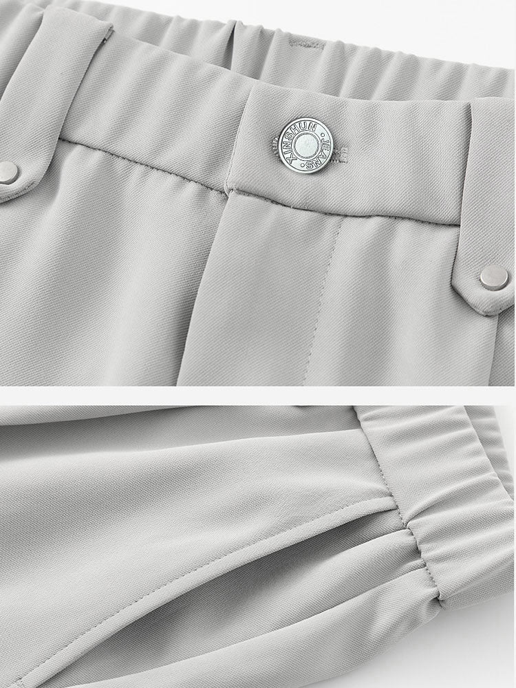 Slim Fit Cropped Tapered Hose - Image 9