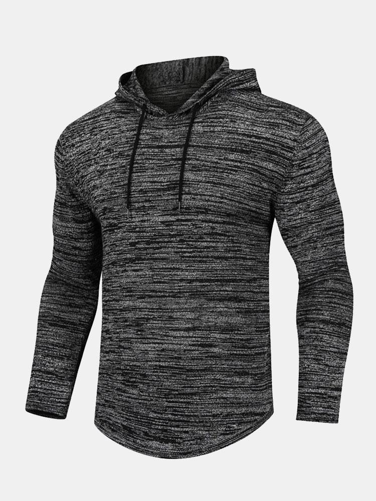 Slim Fit Strick-Hoodie - Image 4