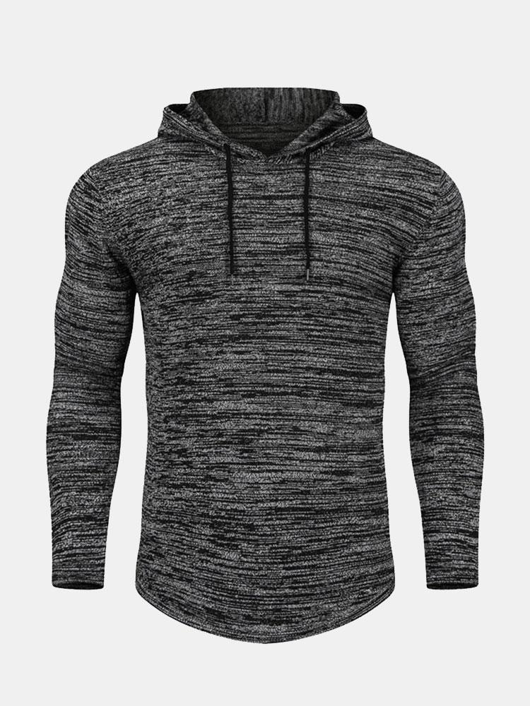 Slim Fit Strick-Hoodie - Image 7