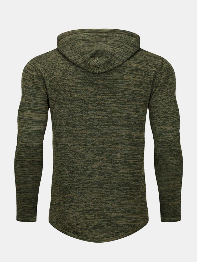 Slim Fit Strick-Hoodie - Image 9