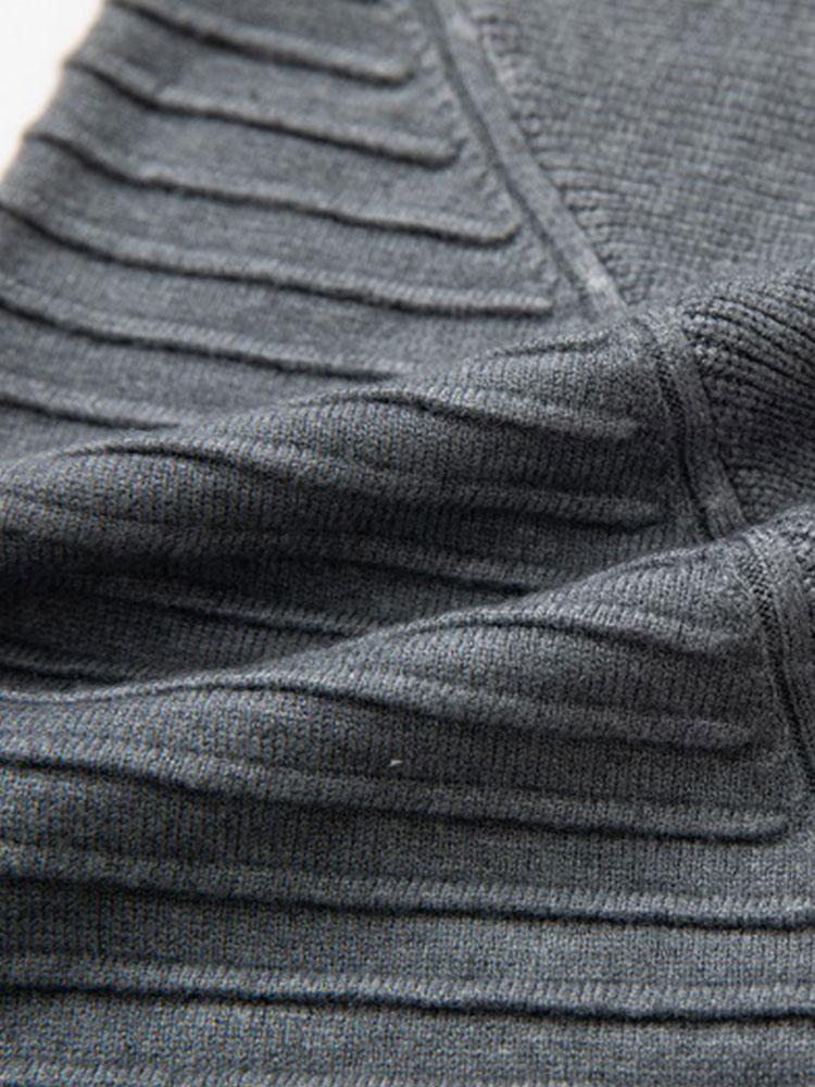 Slim Fit Raglanärmel Crew Neck Pullover - Image 7