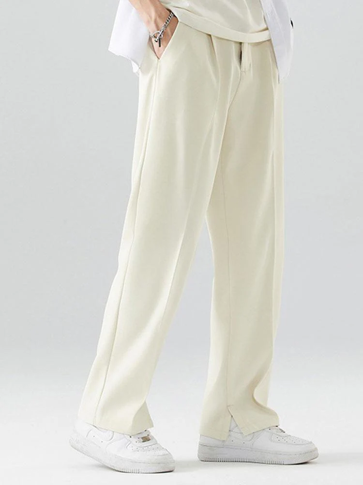 Schlitzsaum Faltenhose - Image 10