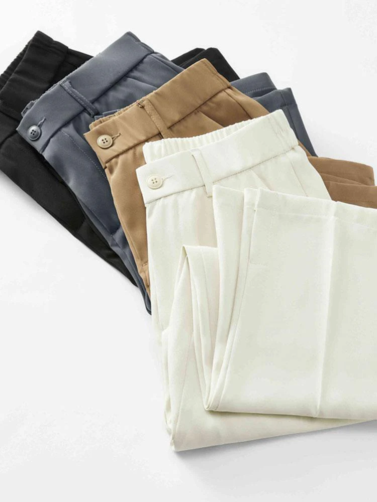 Schlitzsaum Faltenhose - Image 11