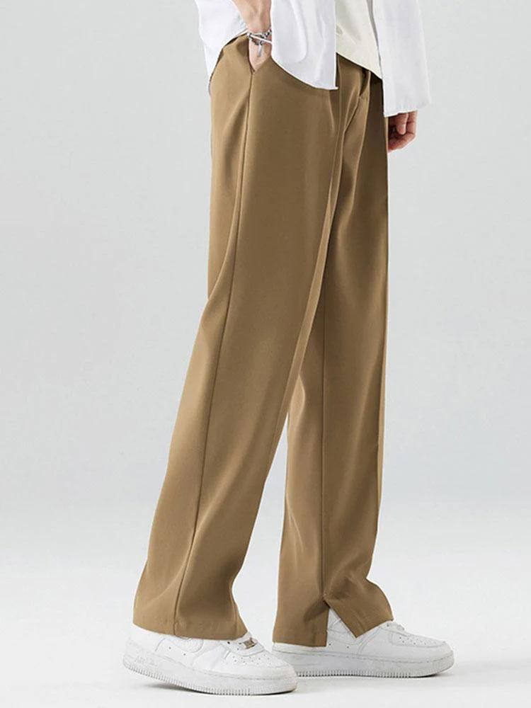 Schlitzsaum Faltenhose - Image 3