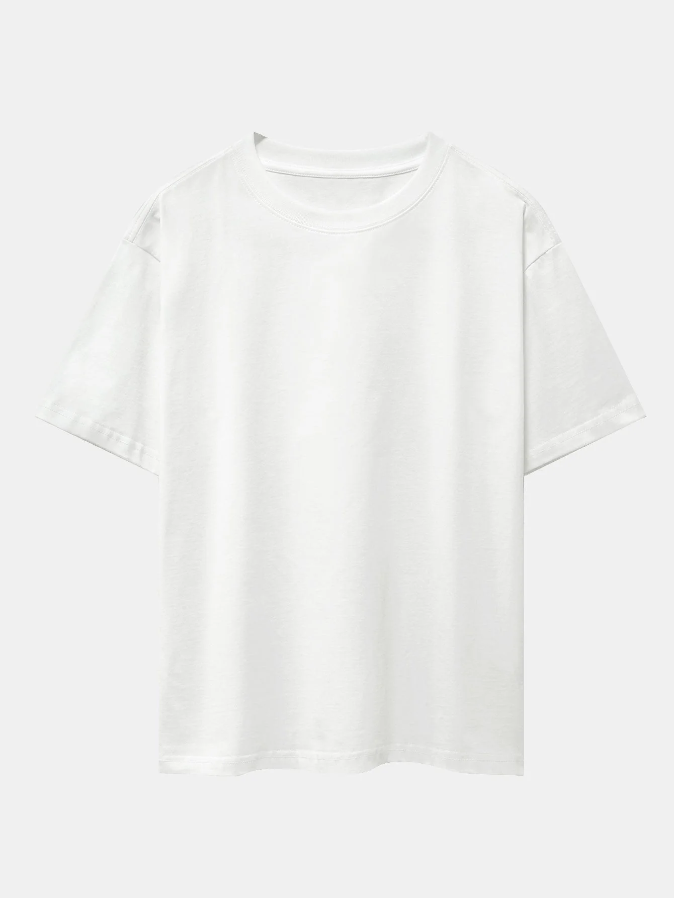Slogan Rückenprint Drop Shoulder Oversize T-Shirt & Shorts - Image 4