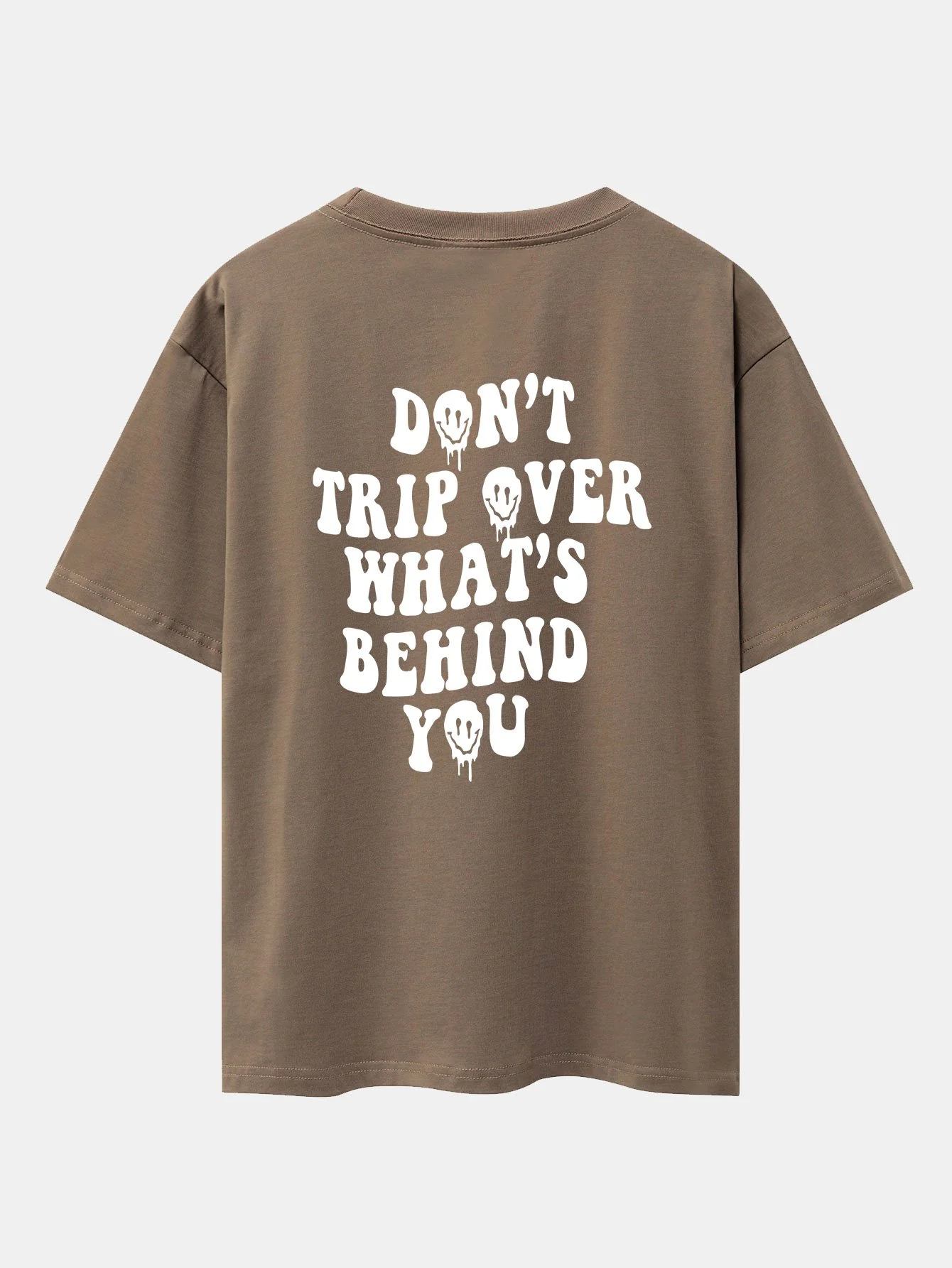Slogan Rückenprint Oversize T-Shirt - Image 7