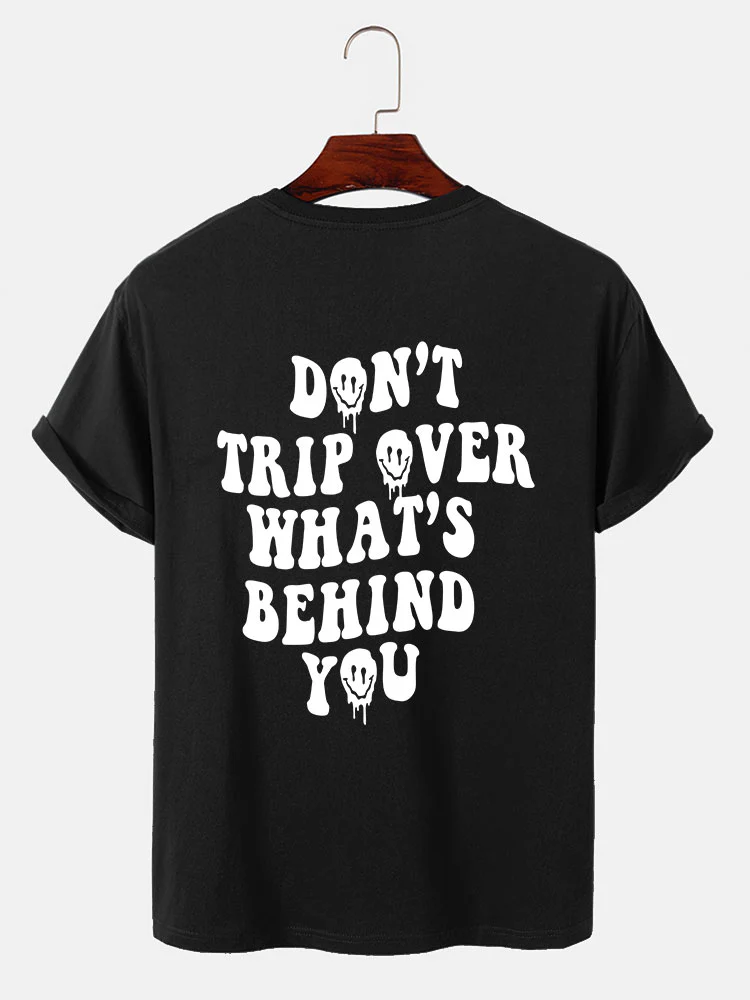Slogan Rückendruck T-Shirt - Image 3
