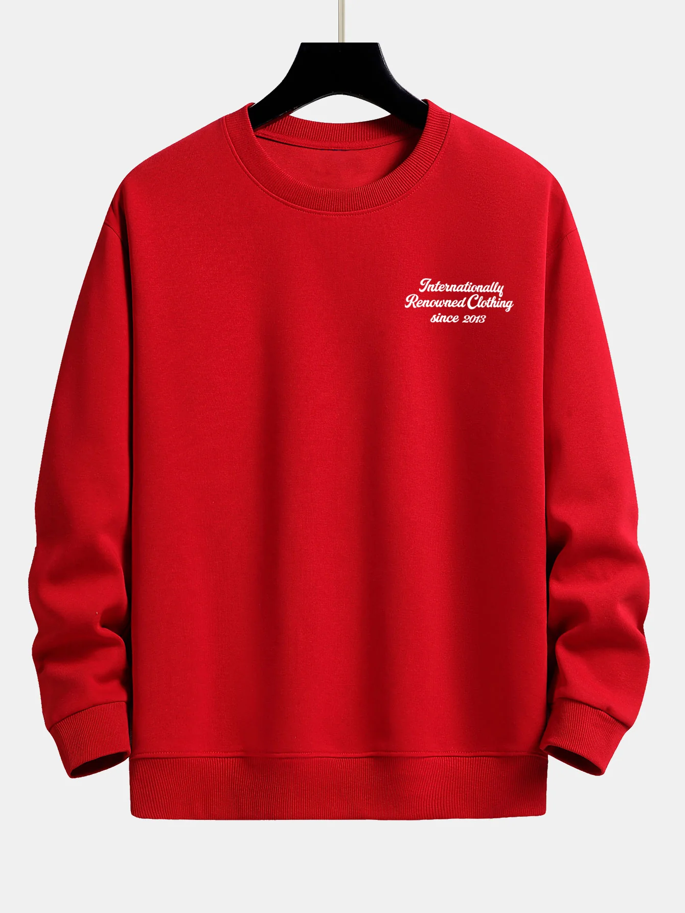 Slogan Druck Relax Fit Sweatshirt - Image 10